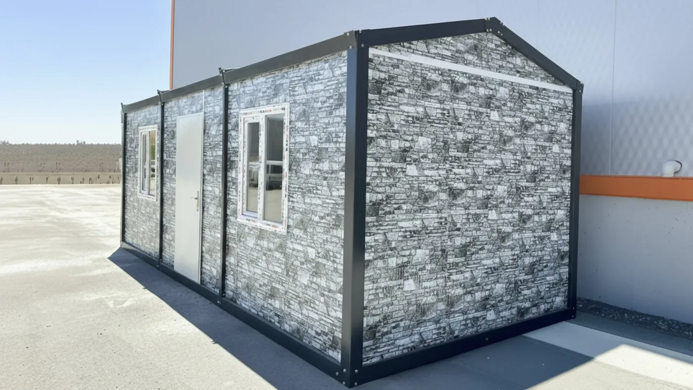Pitched-Roof Container