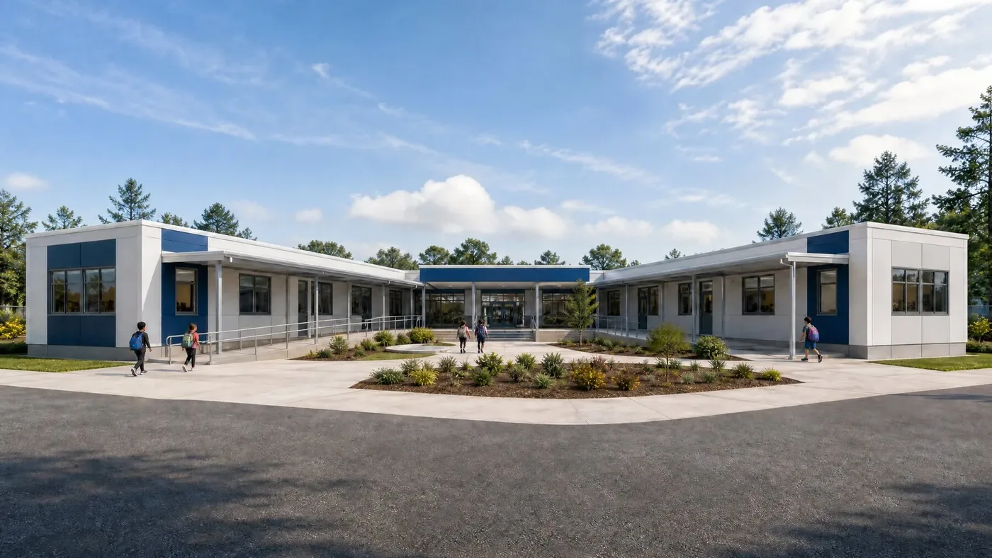 Escuela prefabricada