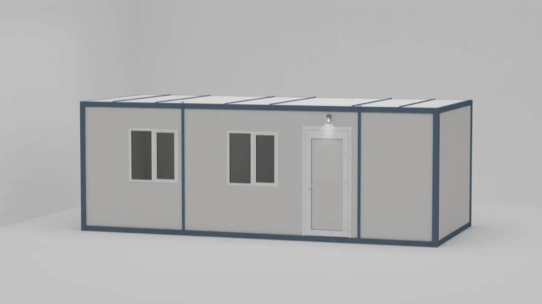 K-203 — WC+evye Dolaplı Konteyner dış görünüm