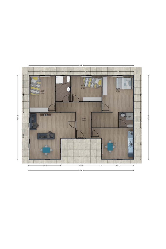 120m²